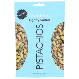 Wonderful Pistachios, Pistachio Lt Saltd Sheld, 6 Oz(Case Of 10)
