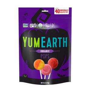 YumEarth, Lolli Pop Fruit Halloween, 8.7 Oz(Case Of 18)