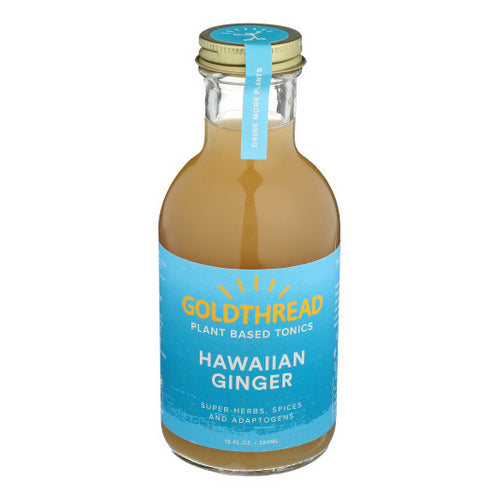 Goldthread, Hawaiian Ginger Herbal Tonic, 12 Oz(Case Of 6)