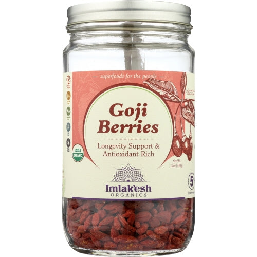 Imlakesh Organics, Berry Goji Org Raw, 12 Oz(Case Of 6)
