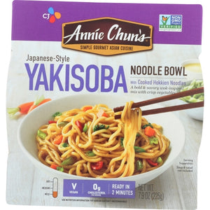 Annie Chun's, Japanese Style Yakisoba Noodle Bowl Medium, 7.9 Oz(Case Of 6)