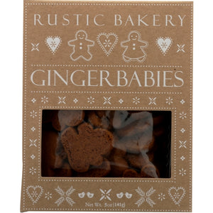 Rustic Bakery, Cookie Mini Gngrbrd Bby, 5 Oz(Case Of 12)
