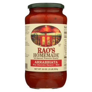 Rao's, Arrabbiata Fra Diavolo Sauce Hot, Case of 6 X 32 Oz