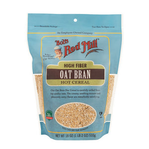 Bobs Red Mill, Higher Fiber Oat Bran, 18 Oz(Case Of 4)