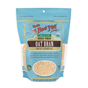 Bobs Red Mill, Organic Oat Bran, 18 Oz(Case Of 4)