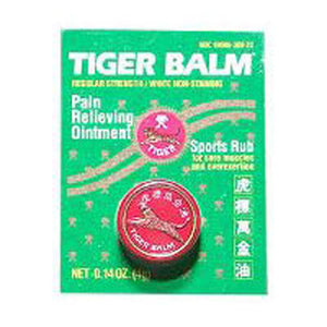 Tiger Balm, Pain Relieving Ointment White Regular Strength, 0.14 Oz