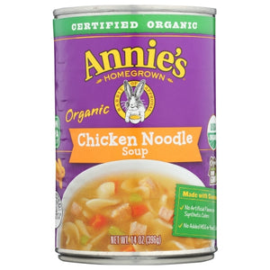 Annie's Homegrown, Organic Chicken Noodle Soup, 14 Oz(Case of 12)