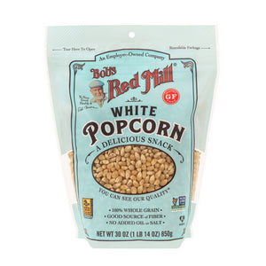 Bobs Red Mill, Whole White Popcorn, 30 Oz