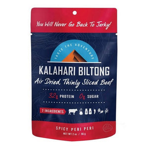 Kalahari Biltong, Biltong Peri Peri Flavor, 2 Oz(Case Of 8)