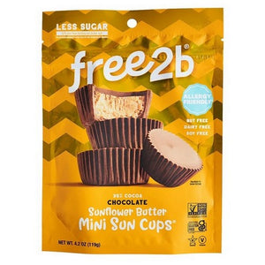 Free2B Foods, Choc Cup Rice Mini, 4.2 Oz(Case Of 6)