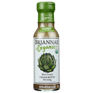 Briannas, Organic Vinaigrette Dressing Real French, 10 Oz