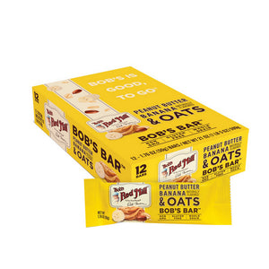 Bobs Red Mill, Peanut Butter Banana And Oats Bob's Bar, 1.76 Oz(Case Of 12)