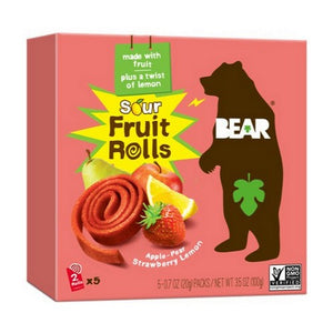 Bear Yoyo, Real Fruit Yo Yos Straw Apple, 3.5 Oz(Case Of 6)