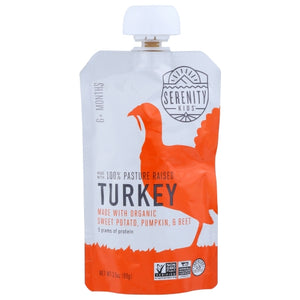 Serenity Kids, Toddler Trky Sw Pot Pmpkn, 3.5 Oz(Case Of 6)