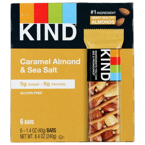 Kind Fruit & Nut Bars, Bar Crml Almnd Ssalt, 8.4 Oz(Case Of 10)