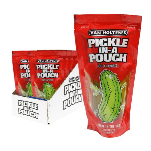 Van Holtens, Pickle Jumbo Hot, 1 Count