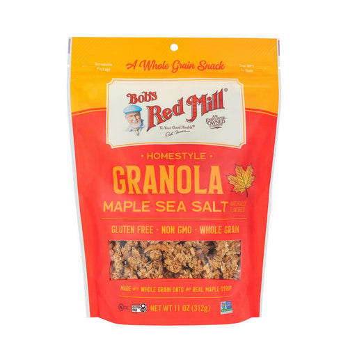 Bobs Red Mill, Homestyle Granola Maple Sea Salt, 11 Oz(Case Of 6)