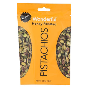 Wonderful Pistachios, Nut Pistachio Hny Rstd, 5.5 Oz(Case Of 10)