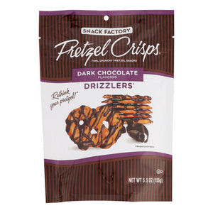 Snack Factory, Pretzel Crsp Drk Choc Dzl, 5.5 Oz(Case Of 12)