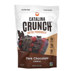 Catalina Crunch, Keto Friendly Cereal Dark Chocolate, 9 Oz(Case Of 6)