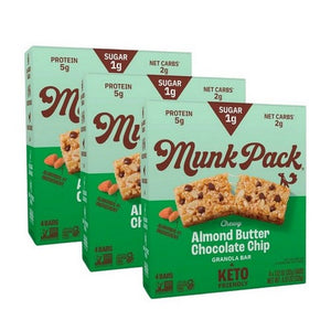 Munk Pack, Bar Grnla Almd Btr Cchp 4, 4.51 Oz(Case Of 6)