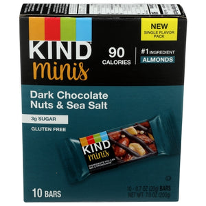 Kind Fruit & Nut Bars, Bar Drkchoc Nut Sea Salt, 7 Oz(Case Of 8)
