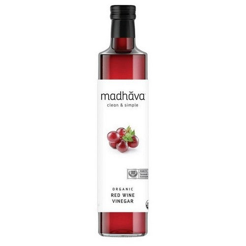 Madhava Honey, Vinegar Red Wine, 500 Ml(Case Of 6)