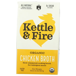 Kettle And Fire, Broth Chicken Cooking, 32 Oz(Case of 8)