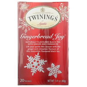 Twinings Tea, Tea Gingerbread Joy 20Ct, 20 Bags(Case Of 6)