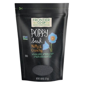 Frontier Coop, Seeds Poppy Whole, 8 Oz(Case Of 12)