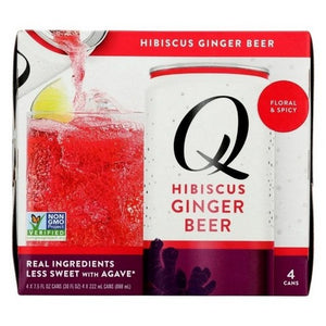 Q Tonic, Beer Hibiscus Ginger, 30 Oz(Case Of 6)