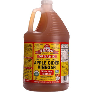 Bragg, Vinegar Apple Cider Org, 1 Gallon(Case Of 4)