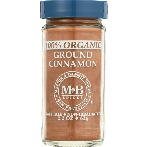 Morton & Bassett, Organic Ground Cinnamon, 2.3 Oz(Case Of 3)