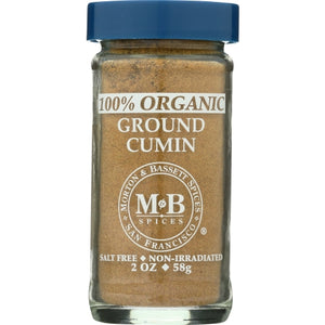 Morton & Bassett, Organic Ground Cumin, 2 Oz