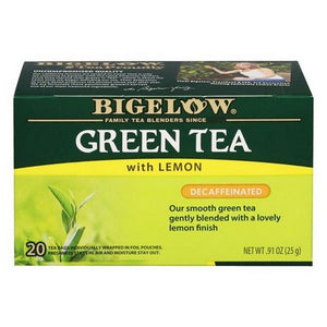 Bigelow, Green Tea With Lemon Decaffeinated, 0.91 Oz(Case Of 6)