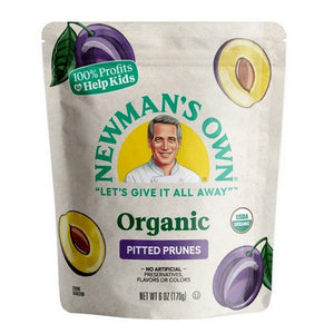 Newman's Own, Pitted Prunes, 6 Oz(Case Of 12)