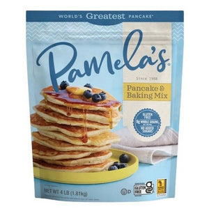 Pamela's Products, Mix Pancake Baking Wf Gf, 4 Lbs(Case Of 3)