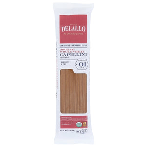 Delallo, Pasta Whlwht Capellini, Case of 16 X 16 Oz
