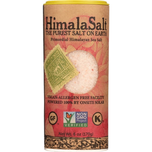 Himala Salt, Primordial Himalayan Sea Salt Fine Grain Shaker, 6 Oz