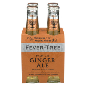 Fever Tree, Premium Ginger Ale  Bottles, 27.2 Oz