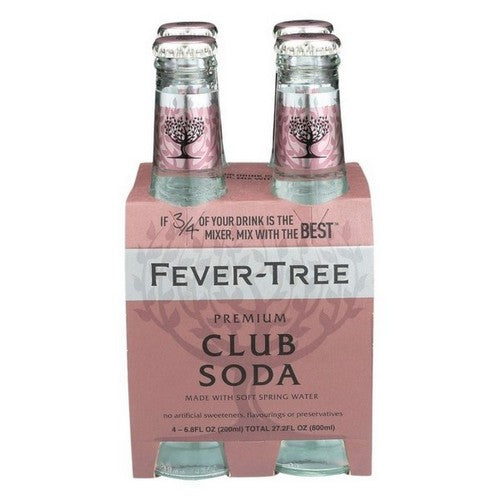 Fever Tree, TreeCoc Ktail Mixer Premium Club Soda, 27.2 Oz(Case Of 6)