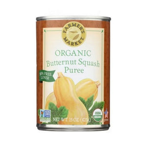 Farmers Market Foods, Organic Butternut Squash, 15 Oz(Case Of 12)