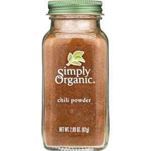 Simply Organic, Organic Chili Powder, 2.89 Oz(Case Of 6)