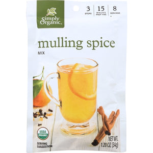 Simply Organic, Organic Mulling Spice, 1.2 Oz(Case Of 8)