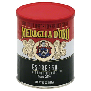 Medaglia D Oro, Coffee Can Reg, 10 Oz(Case Of 12)