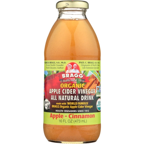 Bragg, Bev Apple Cider Appl&Cnnm, 16 Oz(Case Of 12)
