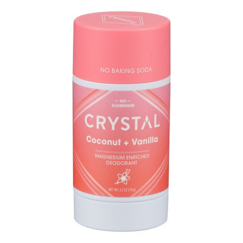 Crystal, Magnesium Enriched Deodorant Stick Coconut And Vanilla, 2.5 Oz