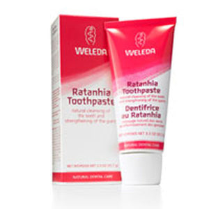 Weleda, Oral Care Ratanhia Toothpaste Peppermint Flavor, 2.5 Oz