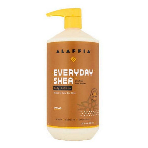 Alaffia, Everyday Shea Moisturizing Body Lotion Vanilla, 32 Oz