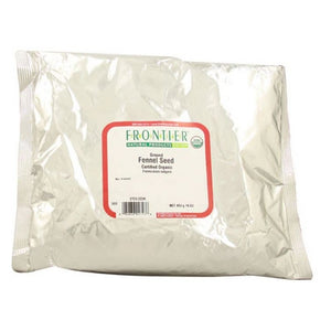 Frontier Coop, Organic Ground Fennel Seed, 16 Oz
